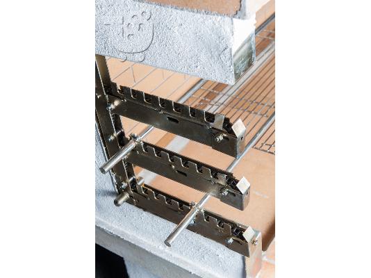 Ψησταριά Set - bbq set - Gartengrill set - με πάγκο – νεροχύτη, ψησταριά, παραδοσιακό φούρ...